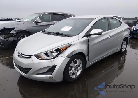 2015 Hyundai Elantra Se from USA, damaged, VIN 5NPDH4AEXFH650168